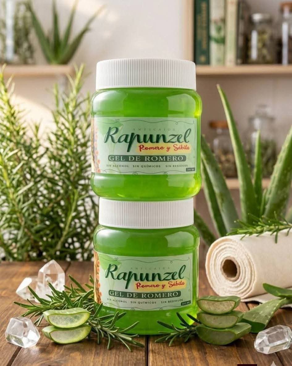 Gel capilar Rapunzel con romero y savila