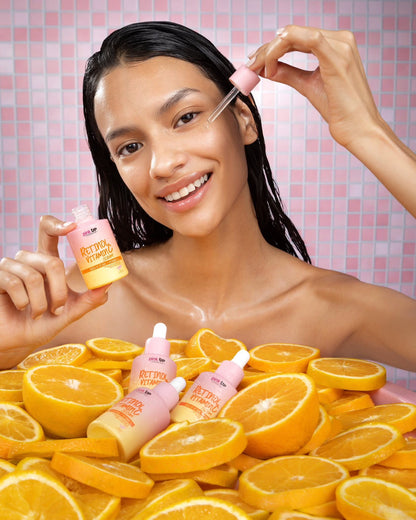Serum facial retinol+vitamina C Pink Up