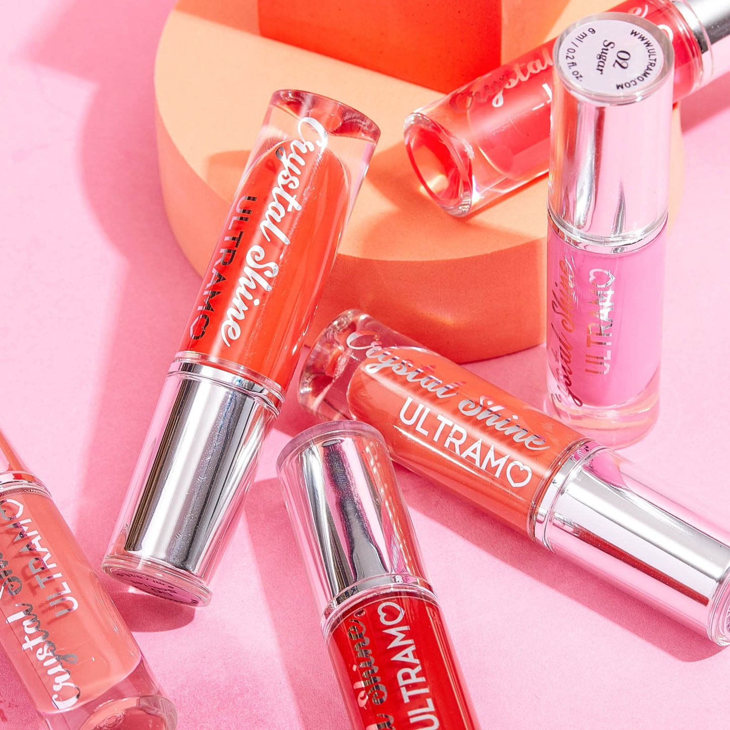 Caja de 12 aceite labial Crystal shine ULTRAMO