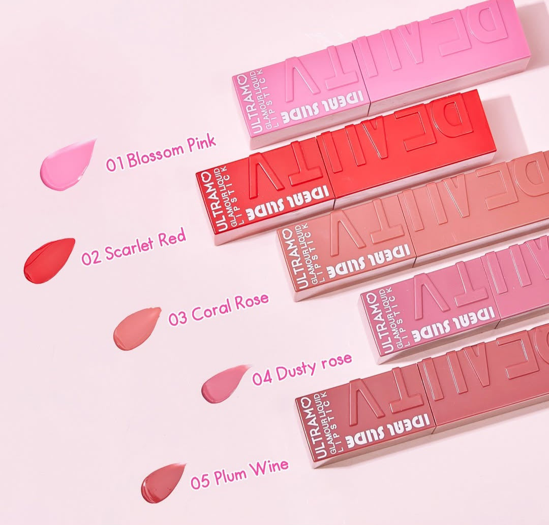 Caja de 15 piezas de labial liquido Ideal Slide ULTRAMO