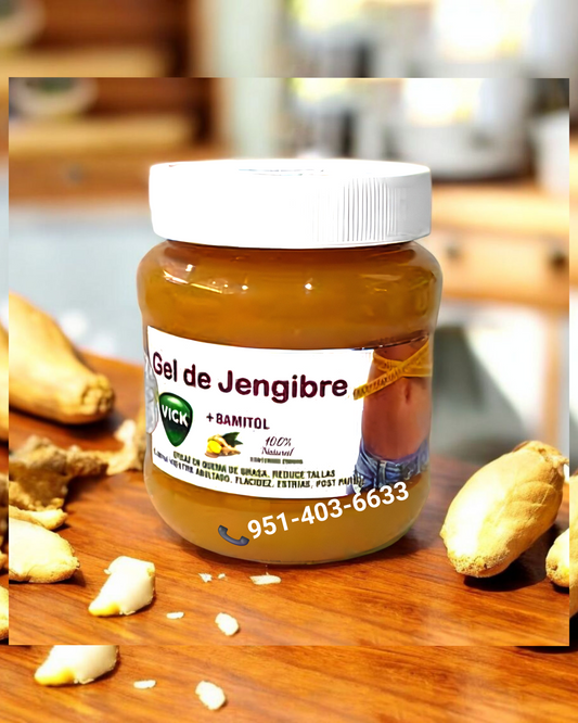 Gel adelgazante y tonificante de Jengibre+bamitol+vick DVITA