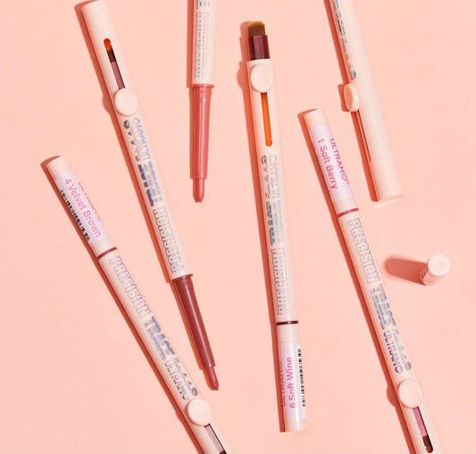 Caja de 12 delineador de labios con brocha difuminadora Precisión Trace ULTRAMO