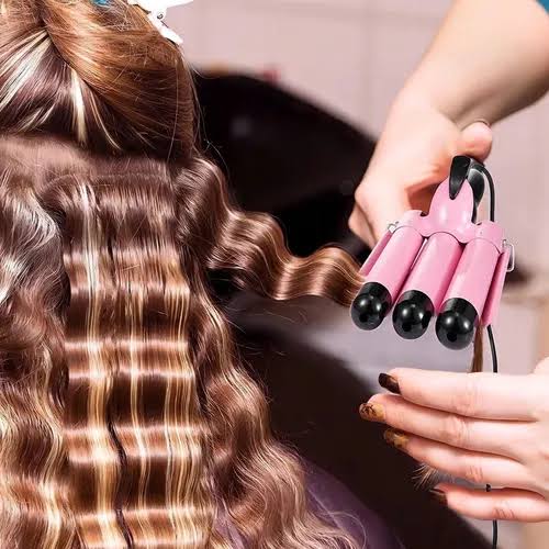 Rizadora de cabello 3 tubos