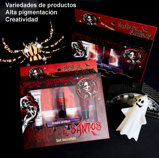 Caja de 6 set de maquillaje Noche de Santos ULTRAMO