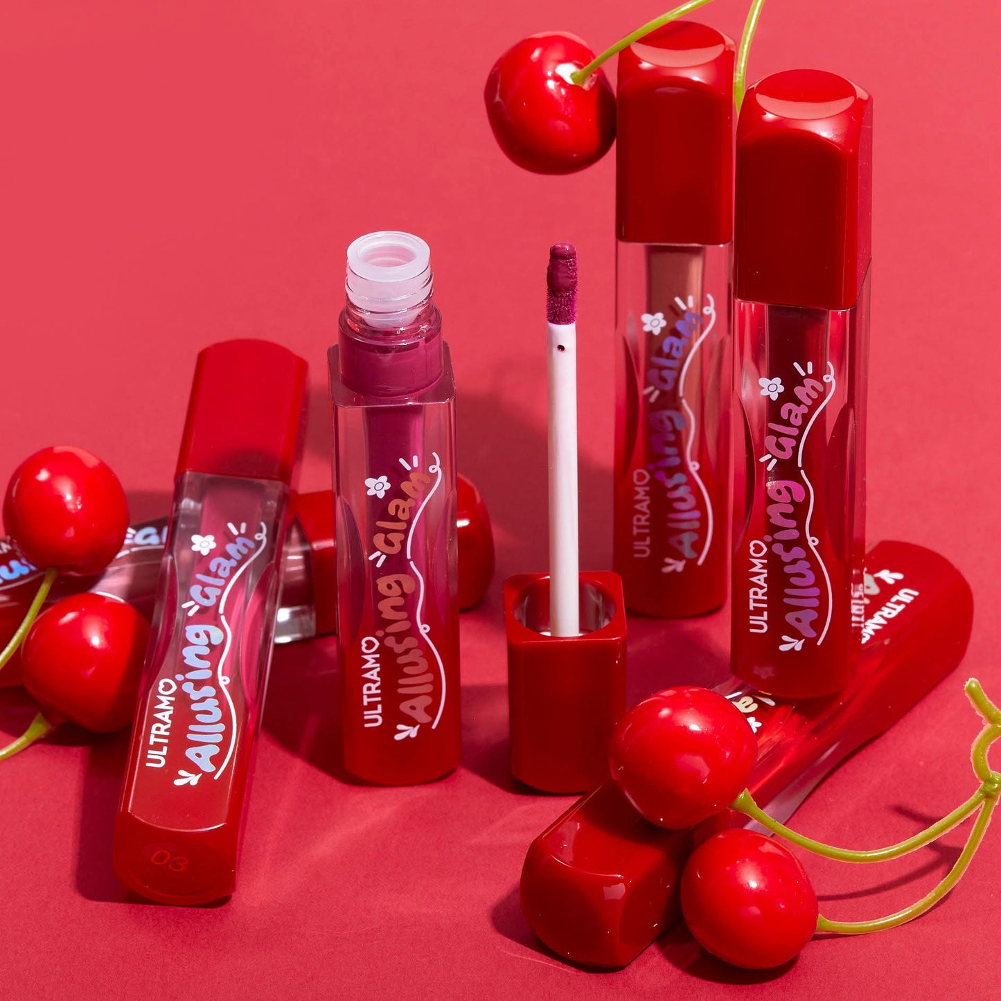 Caja de 12 piezas de labial liquido Alluring Glam ULTRAMO