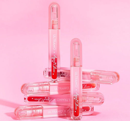 Caja de 12 piezas de brillo labial Aqua Glaze ULTRAMO