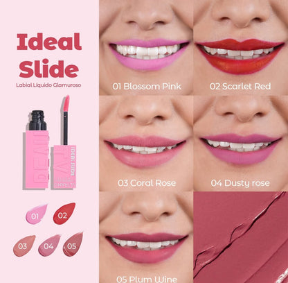 Caja de 15 piezas de labial liquido Ideal Slide ULTRAMO