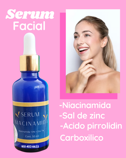Serum facial de niacinamida minimizador de poros y unificador de tono DVITA