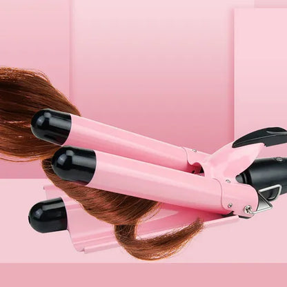 Rizadora de cabello 3 tubos