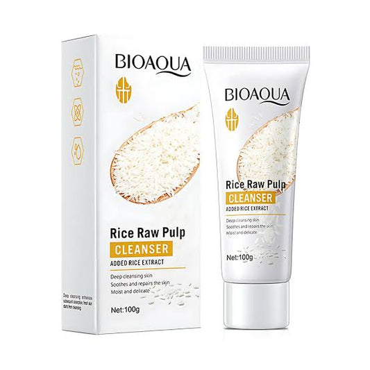 Jabon Aclarante Limpieza Profunda con Extracto de Arroz Bioaqua