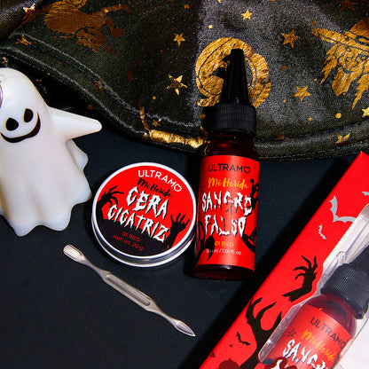 Caja con 6 kit de maquillaje halloween Noche sangrienta Ultramo
