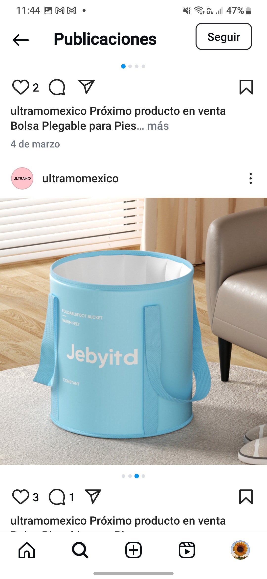 Bolsa plegable portatil para baño de píes Jebyltd variado