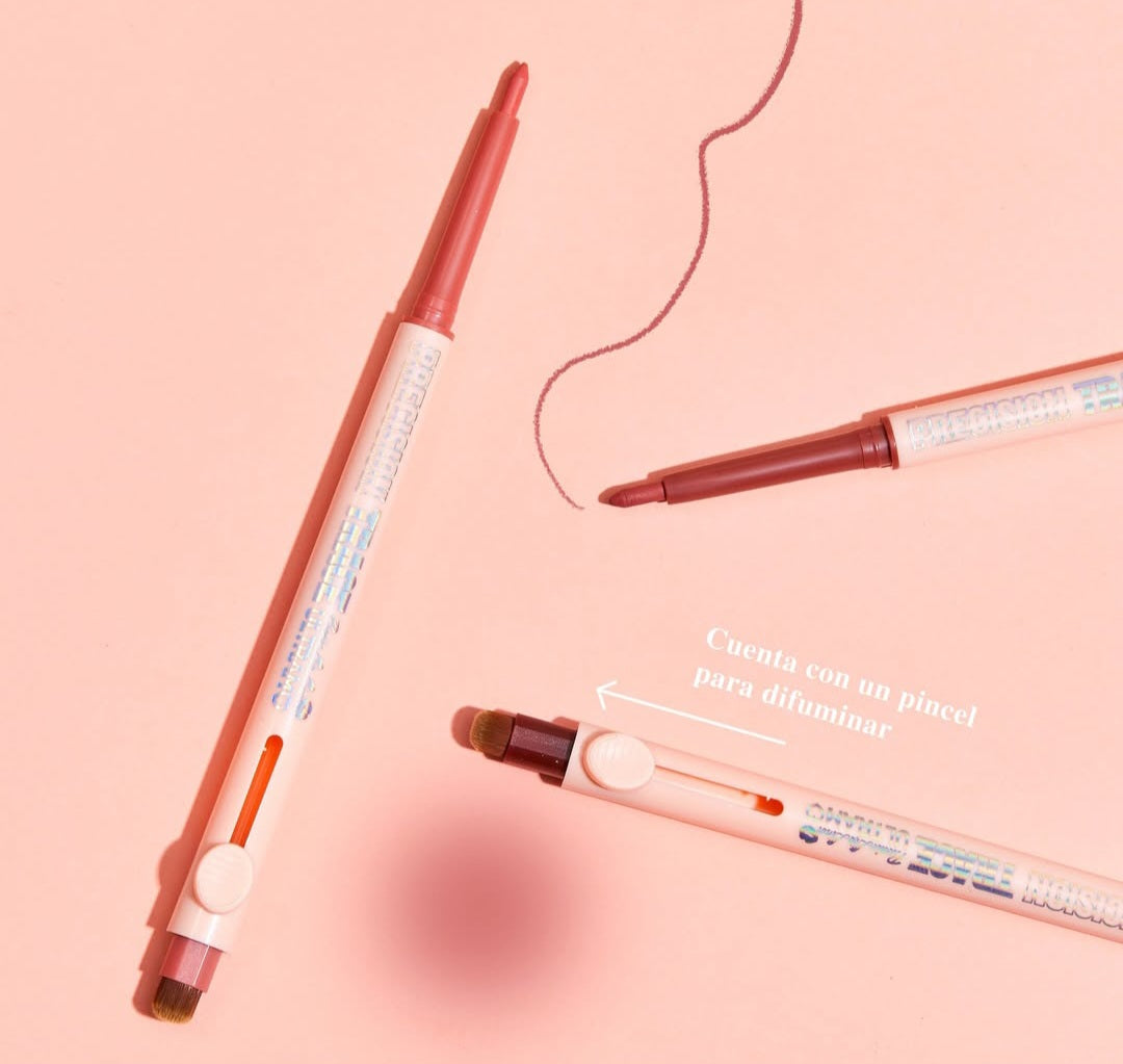 Caja de 12 delineador de labios con brocha difuminadora Precisión Trace ULTRAMO
