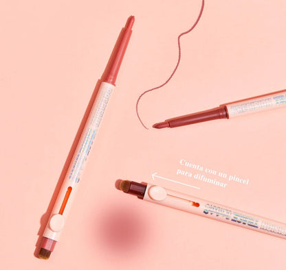 Caja de 12 delineador de labios con brocha difuminadora Precisión Trace ULTRAMO