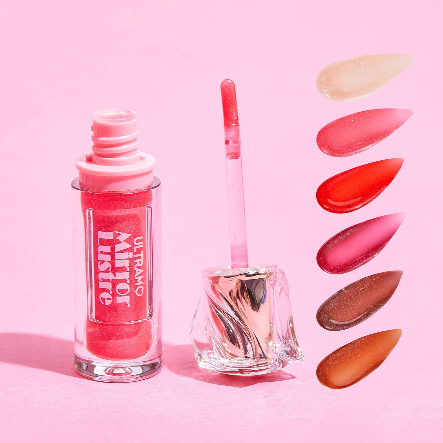 Caja de 12 piezas de brillo labial Mirror Lustre ULTRAMO