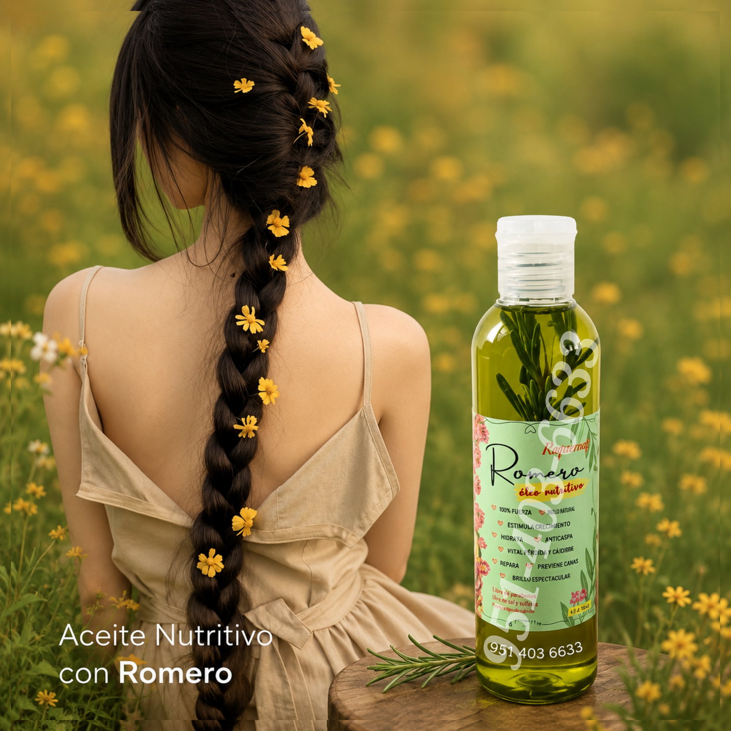 Aceite exuave con Extracto de Romero 125ml