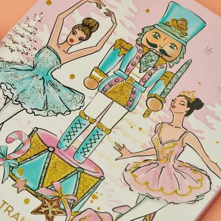 Paleta de sombra glitter 48 tonos cascanueces ULTRAMO
