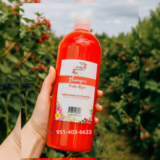Shampoo de frutos rojos con keratina 500ml DVITA