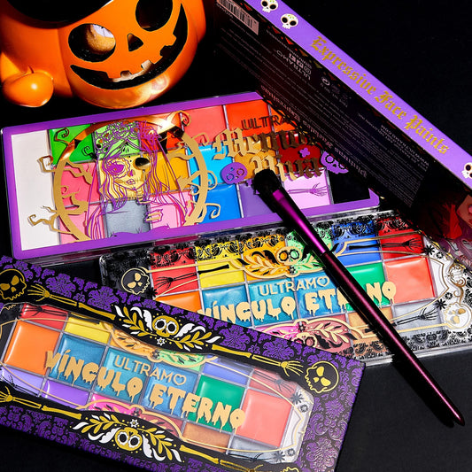 Caja de 6 paletas de maquillaje en crema body paint 20 tonos  Memoria Viva ULTRAMO