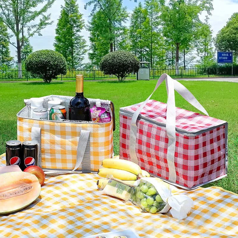 Lonchera Jumbo Tipo Picnic Variado 35 x 20 x 20 cm