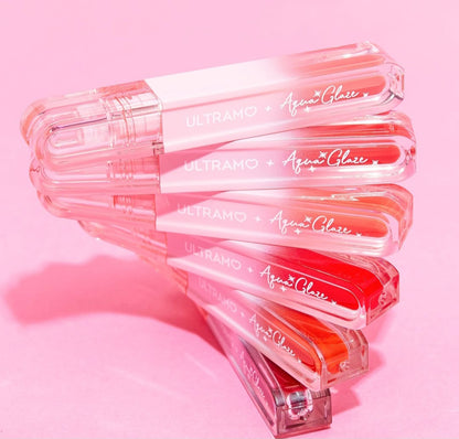 Caja de 12 piezas de brillo labial Aqua Glaze ULTRAMO