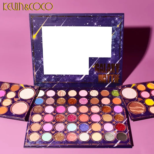 Libro de Sombras 80 Tonos Chica Pink  Galaxy Hottie Kevin & coco