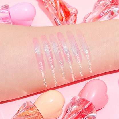 Caja de 12 aceite labial magico heart ULTRAMO