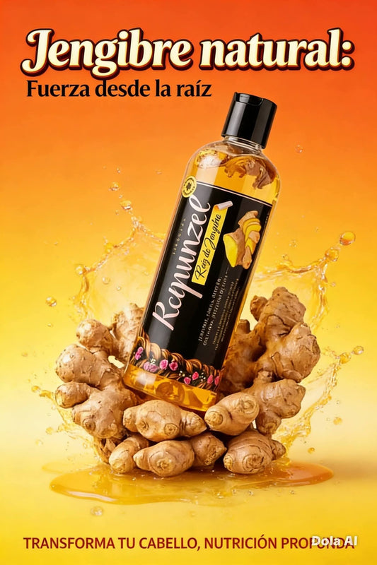 Shampoo Rapunzel con Raíz de jengibre 500ml