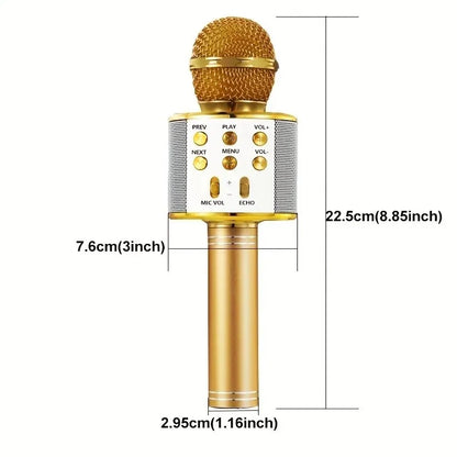 Microfono Bluethooth inalambrico recargable variado