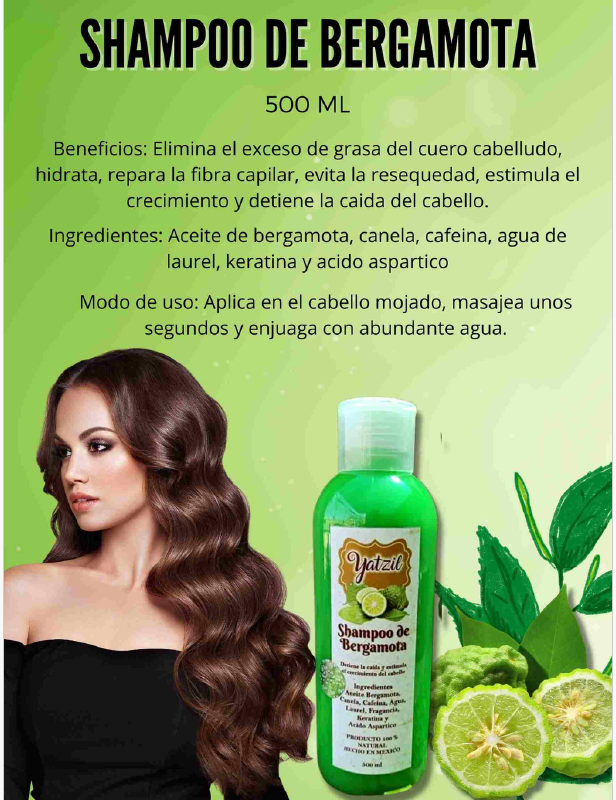 Shampoo de bergamota DVITA
